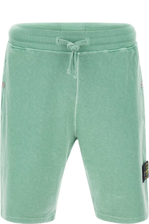 Pants for Men Stone Island Cotton Bermuda Shorts