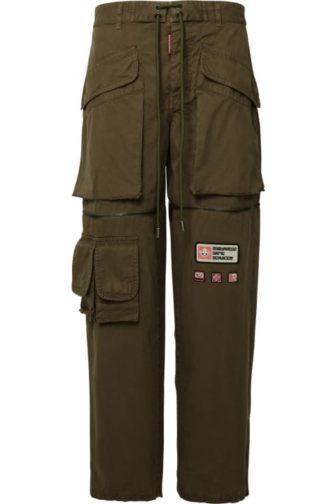 Dsquared2 for Women Dsquared2 Green Cotton Pants