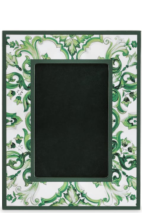 インテリア雑貨 Dolce & Gabbana Portafoto Maiolica Verde