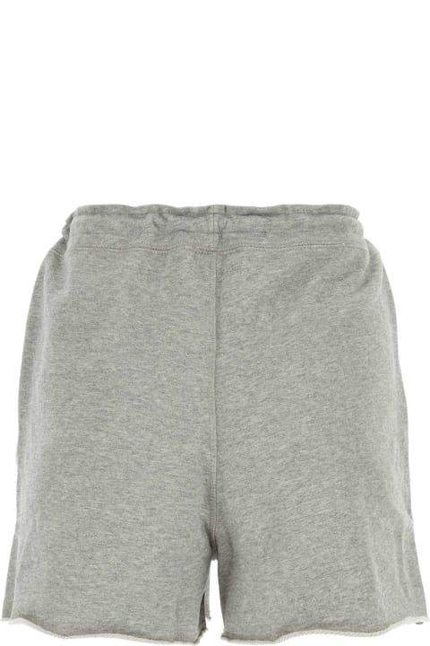 Ganni for Women Ganni Grey Cotton Shorts