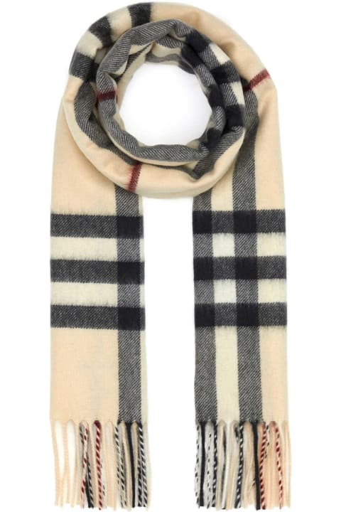 Scarves & Wraps for Women Burberry Embroidered Cashmere Scarf