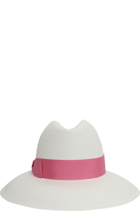 Borsalino Accessories for Women Borsalino Claudette Fine Wide Brim Panama Hat