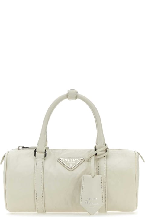 Prada Bags for Women Prada White Leather Small Handbag