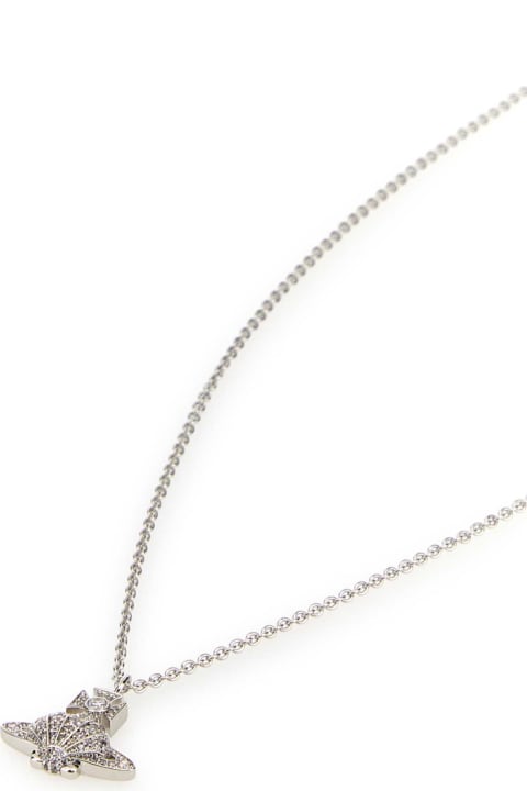 Necklaces for Women Vivienne Westwood Silver Metal Natalina Necklace
