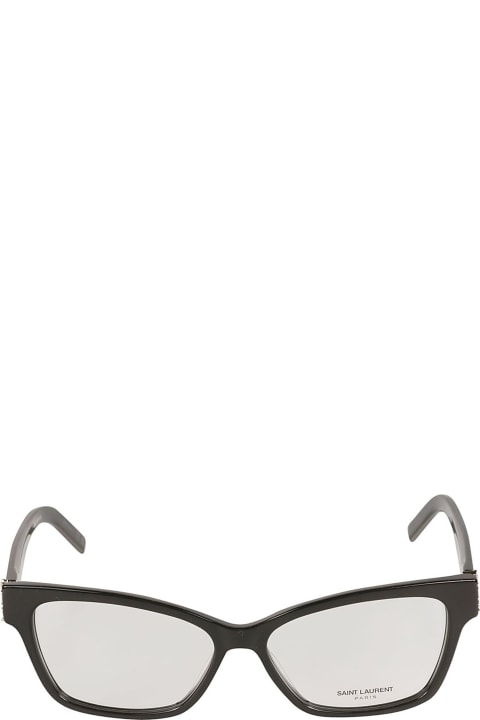 ウィメンズ新着アイテム Saint Laurent Eyewear Ysl Hinge Butterfly Frame Glasses