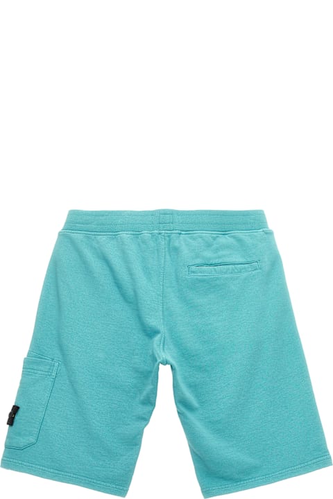 Homeware Stone Island Junior Cargo Badge Logo Bermuda Shorts