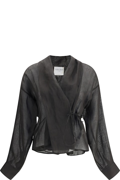 Forte_Forte for Women Forte_Forte Crossed Shirt
