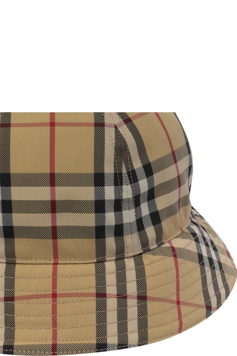 Hats for Men Burberry Bucket Hat In Vintage Check