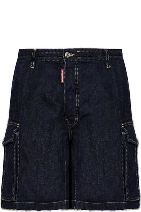 Dsquared2 Pants for Men Dsquared2 Summer Lovers Denim Cargo Shorts