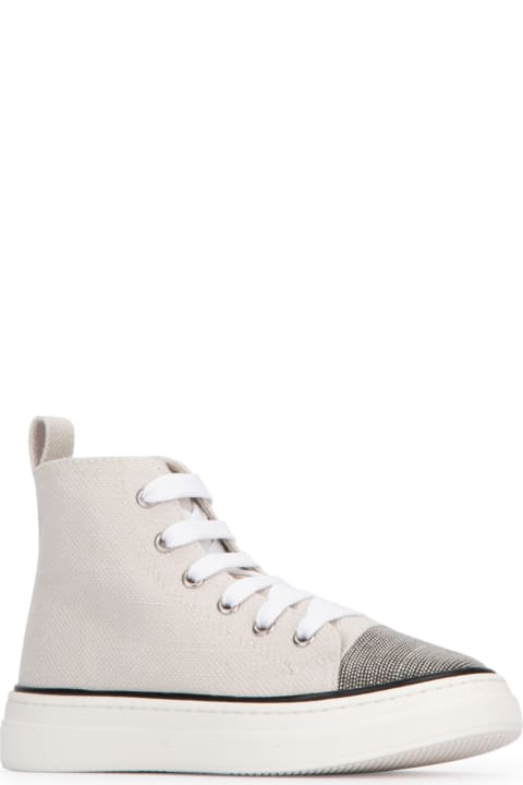 Sale for Kids Brunello Cucinelli Pair Of Sneakers