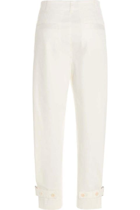 Proenza Schouler White Label for Women Proenza Schouler White Label Cropped Twill Trousers