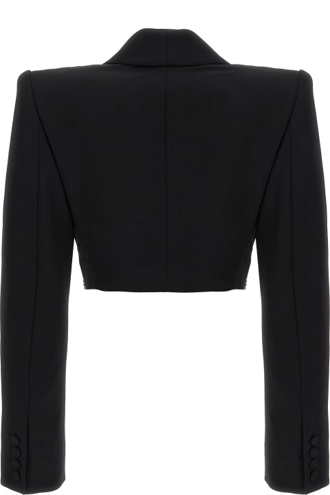 AREA Coats & Jackets for Women AREA Blazer 'embroidered Butterfly Cropped'