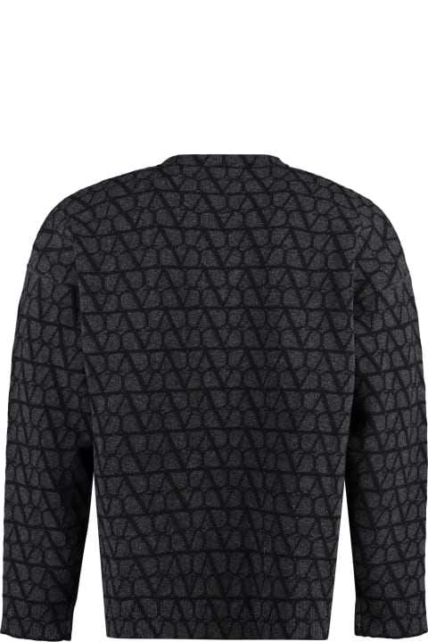 メンズ Valentinoのニットウェア Valentino Toile Iconographe Sweater