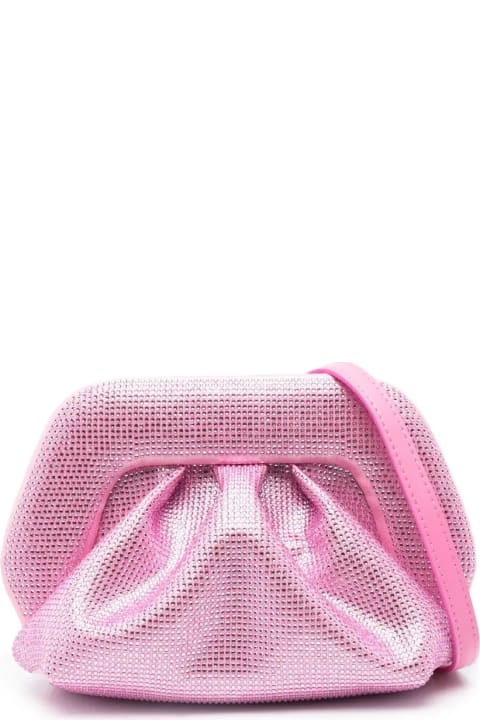 Fashion for Women THEMOIRè Pink Gea Rhinestone Clutch Bag