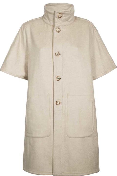 Max Mara Coats & Jackets for Women Max Mara Zenica Reversible Knit Cape Coat