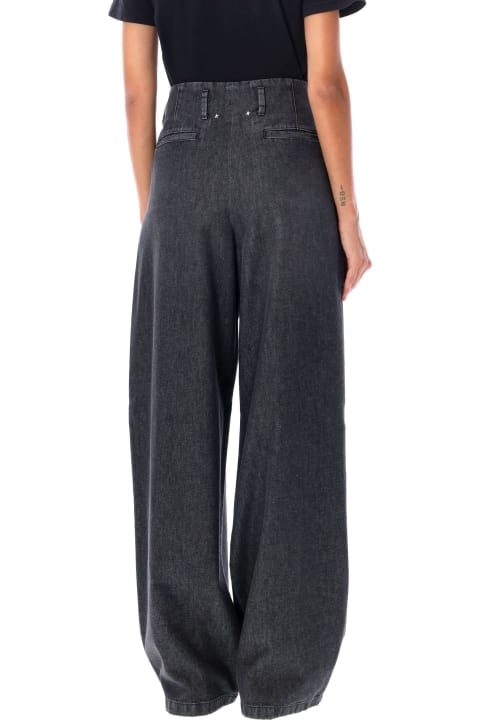 Homeware Golden Goose Wide Leg Pleated Jeans