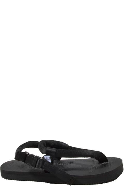 Other Shoes for Men SUICOKE Kat-2 Slingback Logo Detailed Thong Sandals