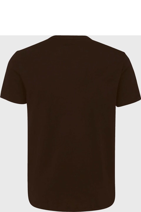 Topwear for Men Tom Ford Ebony Cotton Blend T-shirt