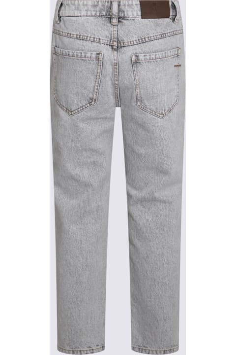 Fashion for Women Brunello Cucinelli Grey Cotton Denim Jeans