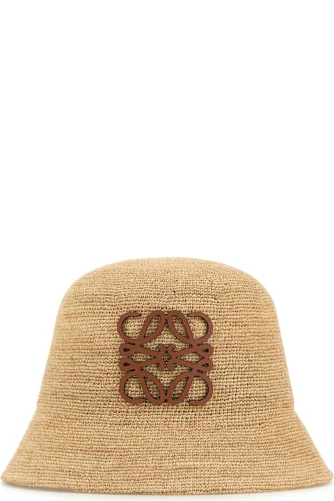 Loewe Hats for Women Loewe Raffia Bucket Hat