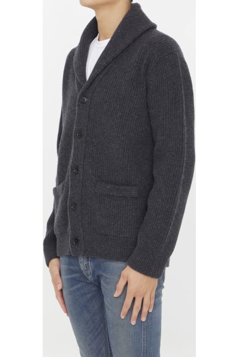 Roberto Collina Sweaters for Men Roberto Collina Wool And Cashmere Cardigan