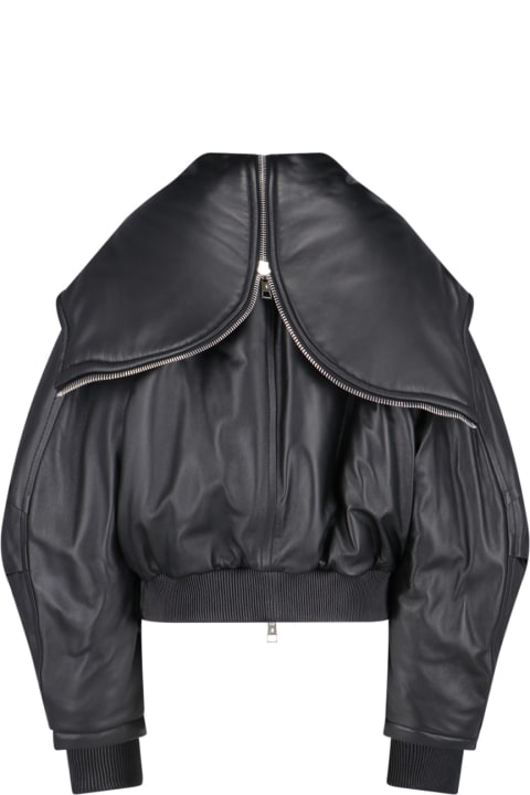 The Attico for Women The Attico Maxi Hooded Bomber Jacket