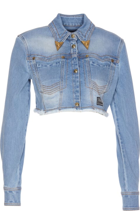 Versace Jeans Couture Coats & Jackets for Women Versace Jeans Couture Denim Jacket