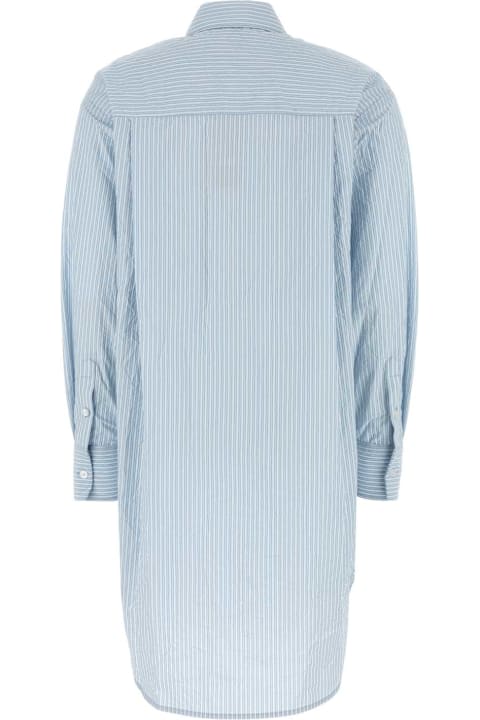 أدوات منزلية Michael Kors Embroidered Chambray Shirt Dress