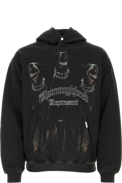 ウィメンズ REPRESENTのフリース＆ラウンジウェア REPRESENT Dark Grey Cotton Thoroughbred Sweatshirt