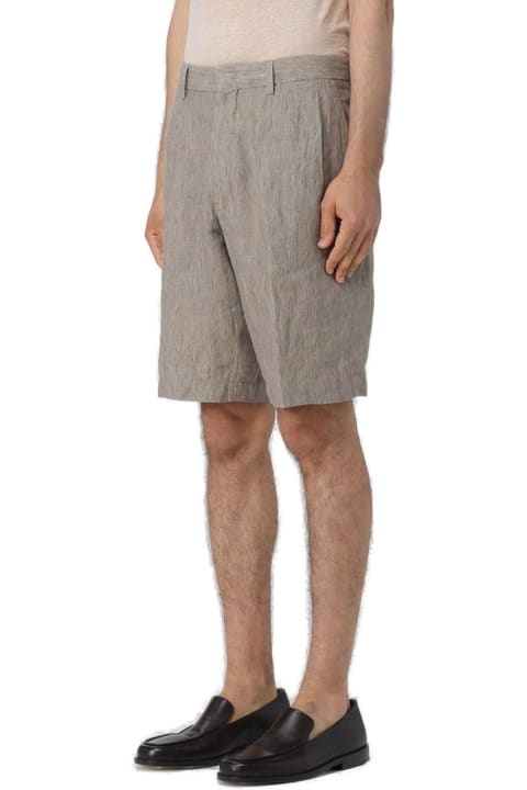 Pants for Men Zegna Pleated Shorts Zegna