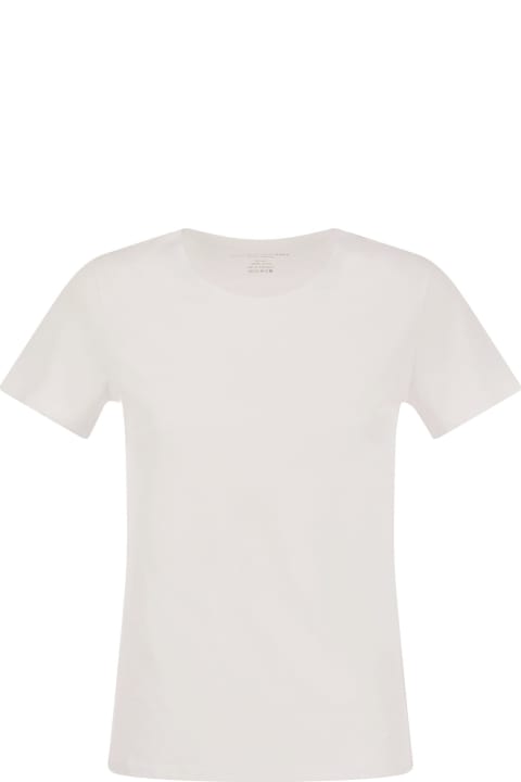 Majestic Filatures Clothing for Women Majestic Filatures Polly - T-shirt In Cotone Silk Touch