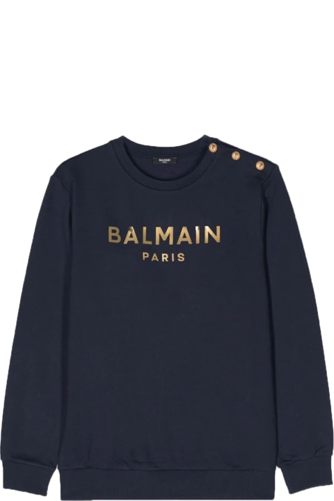 Balmain Topwear for Girls Balmain Sweatshirt With Logo