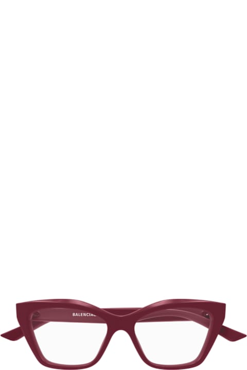 Eyewear for Women Balenciaga Eyewear Balenciaga Bb0342o Linea Everyday 010 Red Glasses