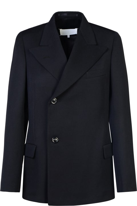 Coats & Jackets for Women Maison Margiela Black Wool Blazer