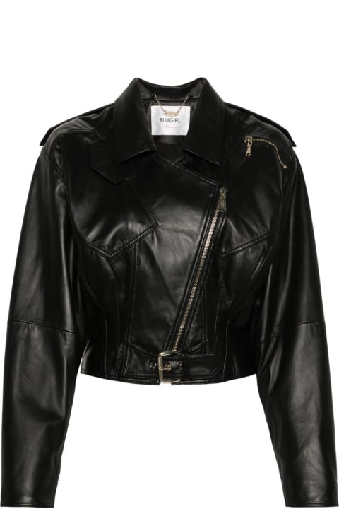 Blugirl Clothing for Women Blugirl Leather Jacket