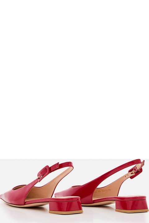 Gianvito Rossi G9558205RICNUINERO 関税送料込 Gianvito Rossi Tokio Leather Sling-back | italist