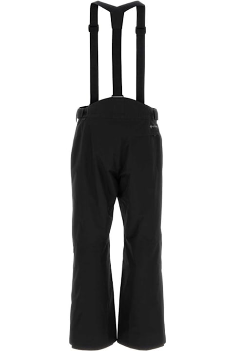 Pants for Men Moncler Grenoble Black Polyester Ski Pant