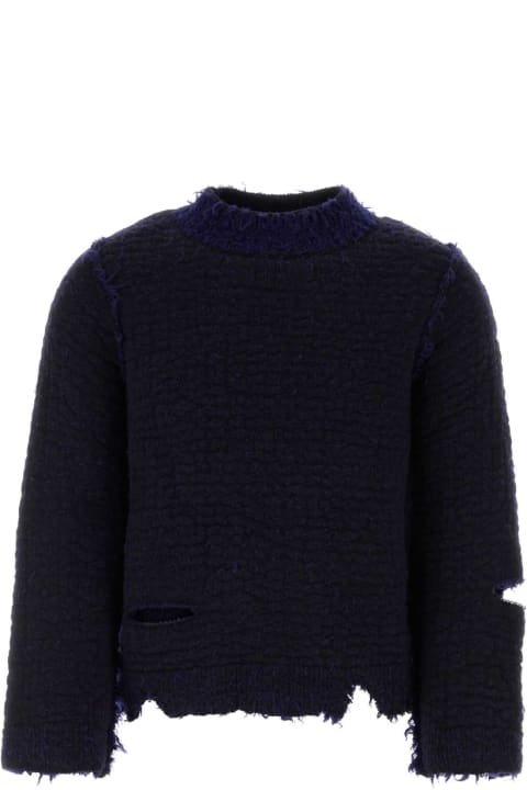 Namacheko Sweaters for Men Namacheko Two-tone Wool Blend Sweater