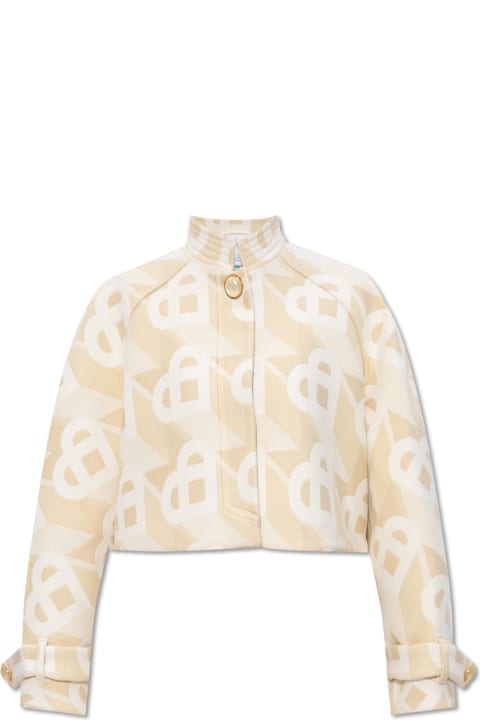 Coats & Jackets for Women Casablanca Cropped Jacket With Monogram