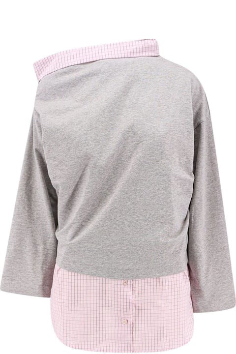 Homeware Dries Van Noten Layered Asymmetric Neck Top