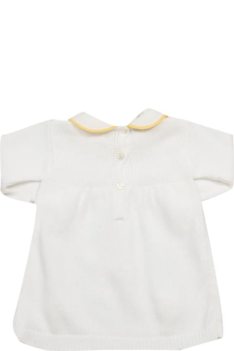 Piccola Giuggiola Dresses for Baby Girls Piccola Giuggiola Cotton Knit Dress