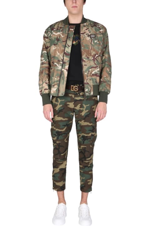Fashion for Men Dolce & Gabbana Camouflage Print Jacket