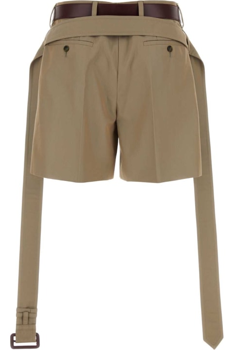 Prada Pants & Shorts for Women Prada Khaki Twill Shorts