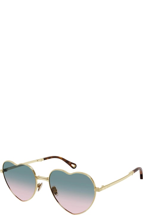 Chloé for Women Chloé Gold/green/pink Milane Sunglasses
