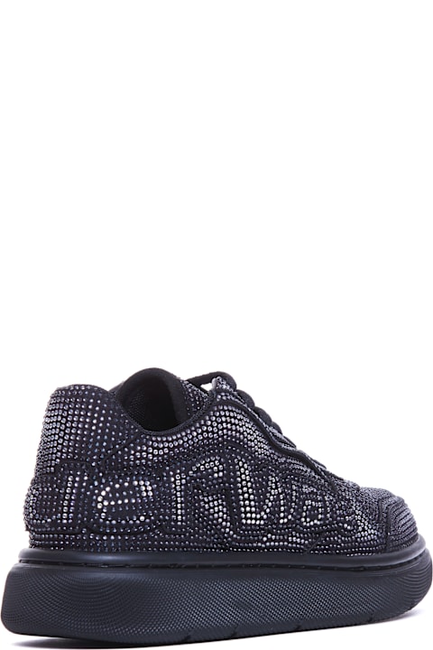 Alexander Wang for Women Alexander Wang Logo Sneakers With Rhinestones