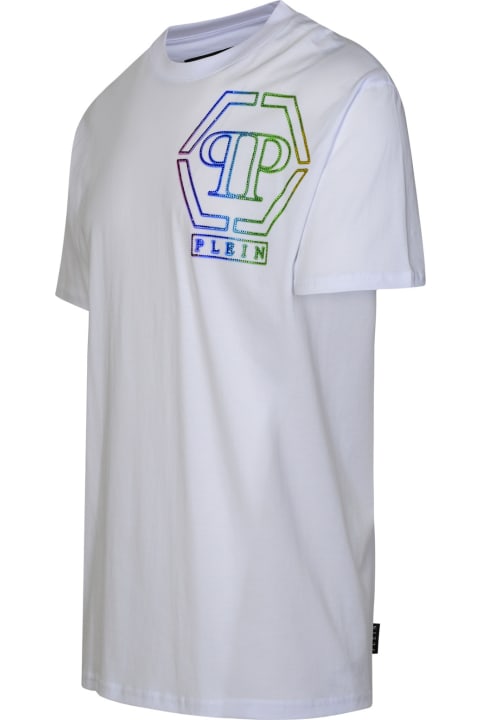 メンズ Philipp Pleinのトップス Philipp Plein White Cotton T-shirt