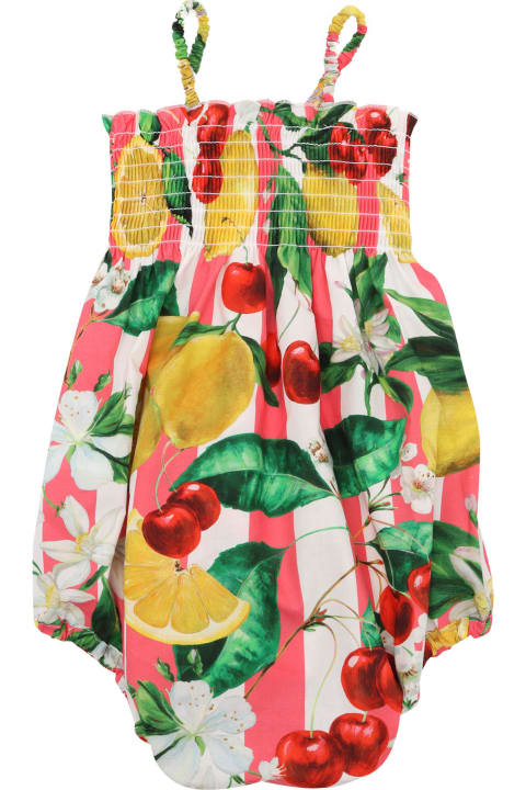 Sale for Baby Girls Dolce & Gabbana D&g Colorful Romper