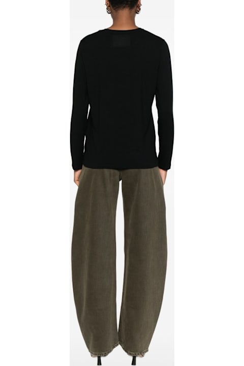 Majestic Filatures for Men Majestic Filatures Majestic Black Long-sleeved T-shirt