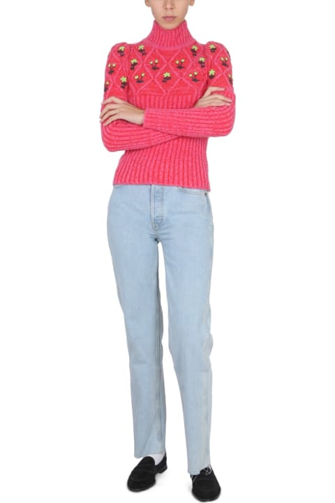 Homeware Cormio Jersey With Floral Embroidery