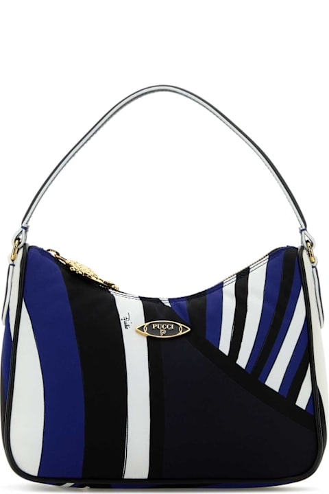 Pucci حقائب لـ السيدات Pucci Printed Nylon Yummy Shoulder Bag